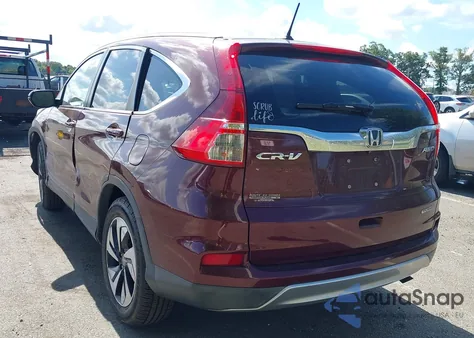 2016 Honda Cr-V Touring из США, поврежденный, VIN 5J6RM4H92GL007427